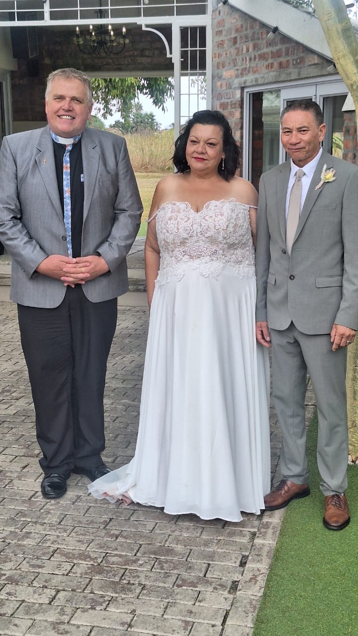 Wedding ceremony by Dr. Gerrit Rademeyer in Piketberg