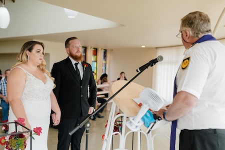 Wedding ceremony by Dr. Gerrit Rademeyer in Piketberg
