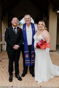 Wedding ceremony by Dr. Gerrit Rademeyer in Piketberg