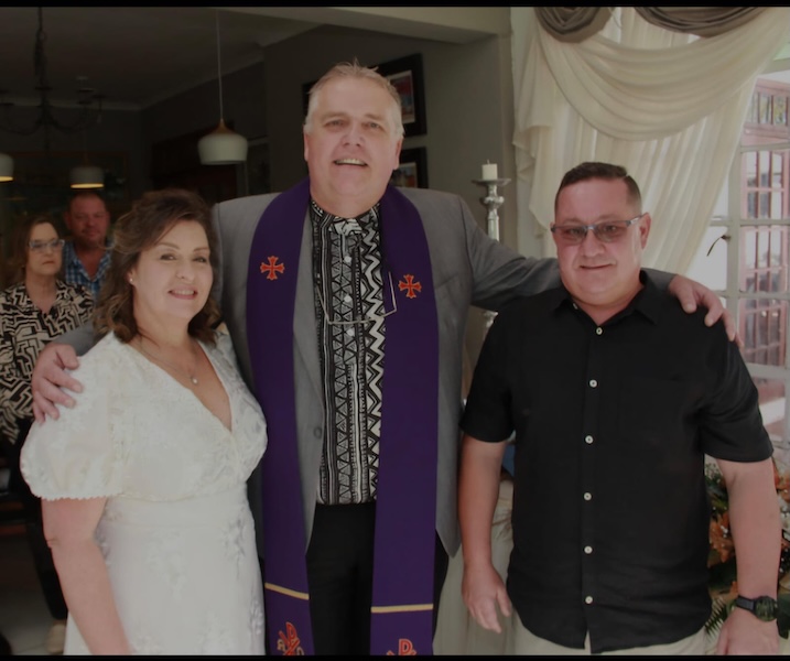 Wedding ceremony by Dr. Gerrit Rademeyer in Piketberg
