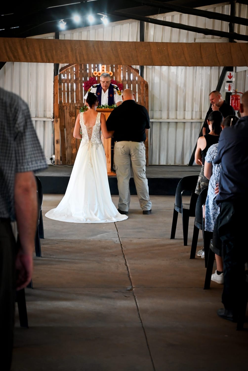 Wedding ceremony by Dr. Gerrit Rademeyer in Piketberg