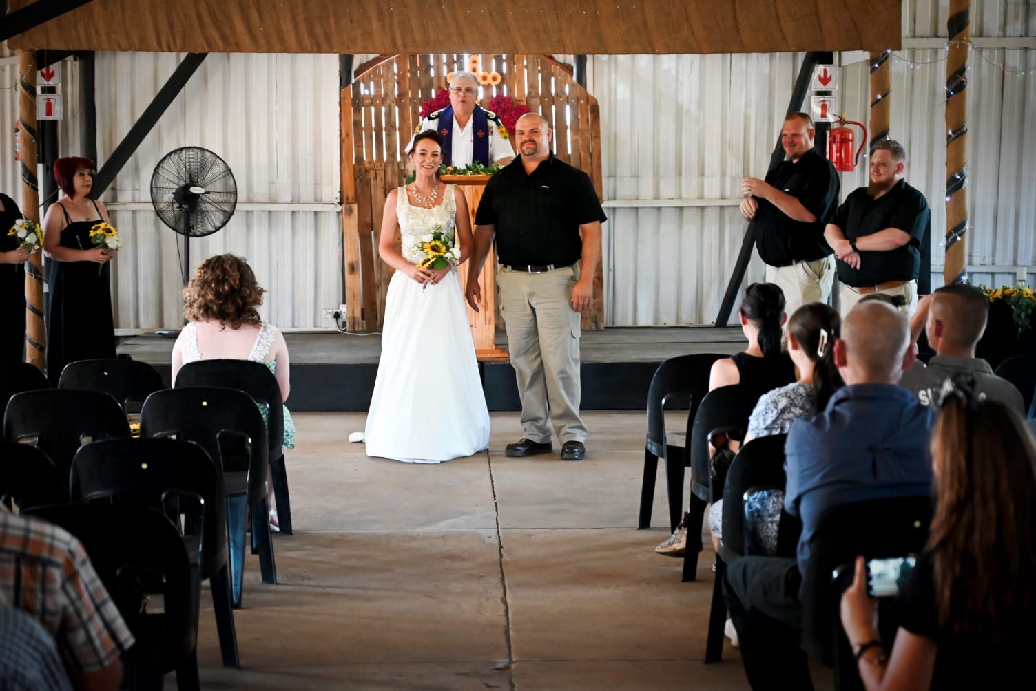 Wedding ceremony by Dr. Gerrit Rademeyer in Piketberg